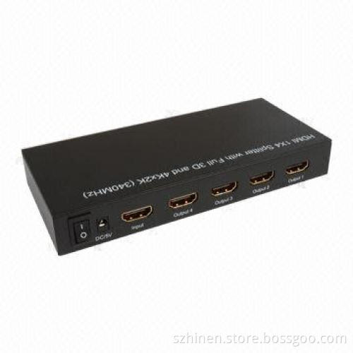 3D HDMI Splitter, 1x4 with Full 3D and 4Kx2K (340MHz)